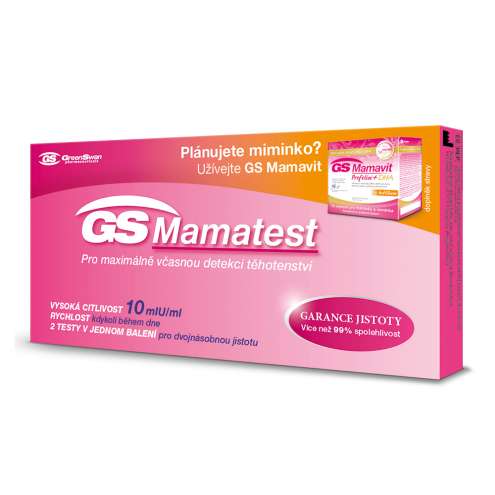 GS Mamatest 10 - Pregnancy test, 2 pcs.